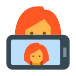 Selfie SVG Icon